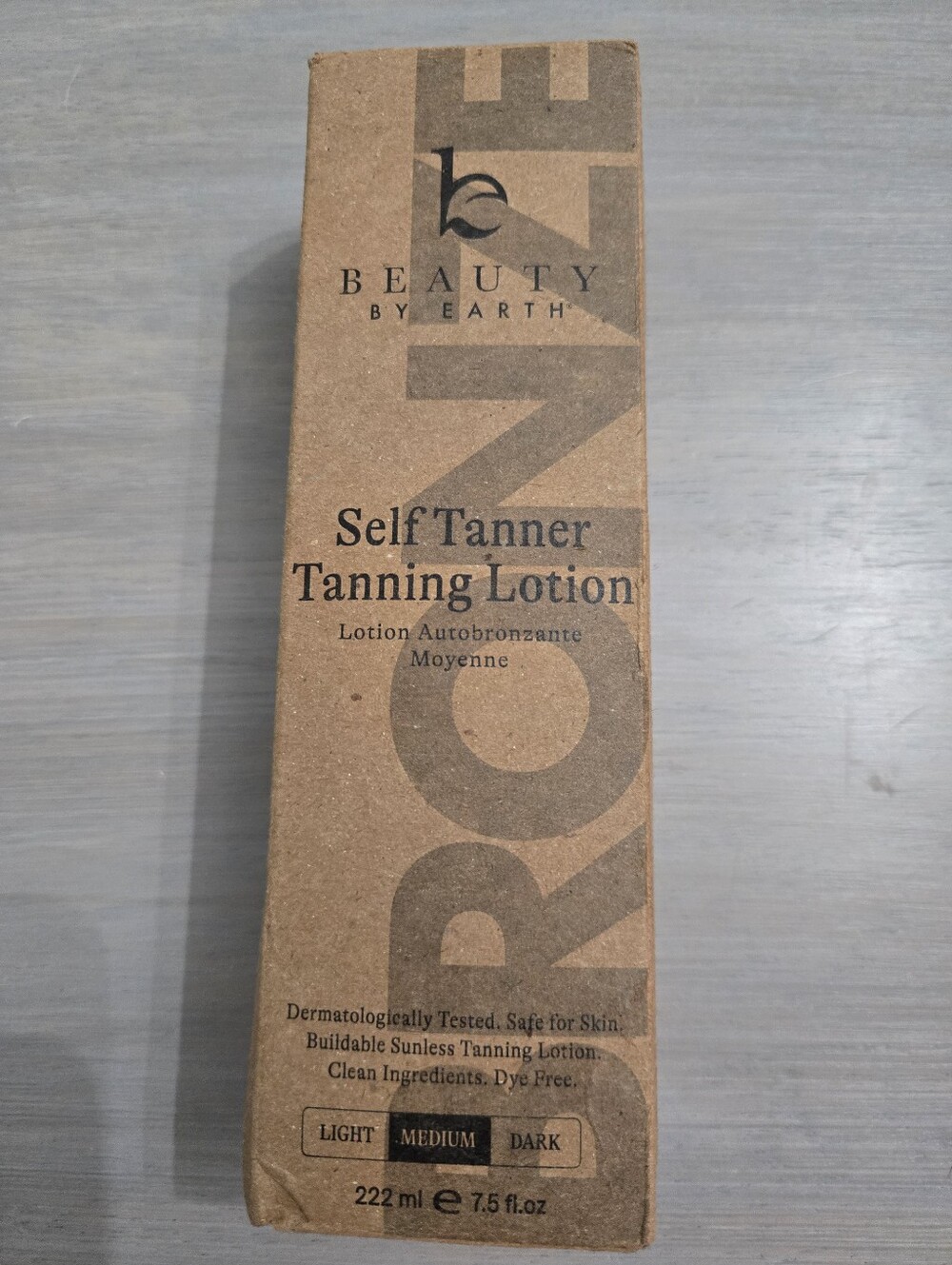 NEW…Beauty By Earth Self Tanner Tanning Lotion - Medium